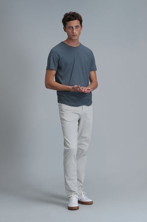 Junya Erkek Basic Tişört Nefti Yeşil
