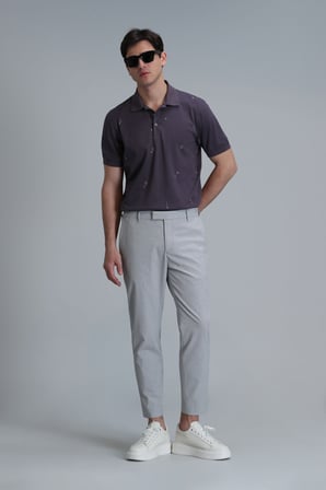 Pascal Smart Erkek Polo Tişört Mürdüm
