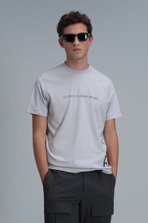 Potter Modern Grafik Tişört Taş