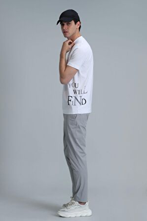 Potter Modern Grafik T- Shirt Beyaz
