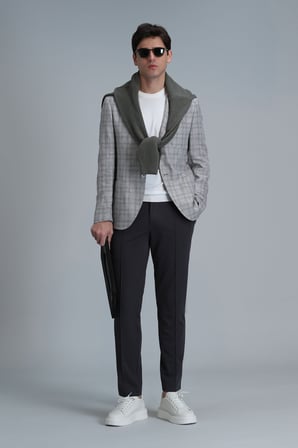 Simon Smart Erkek Chino Pantolon Slim Fit Yeşil