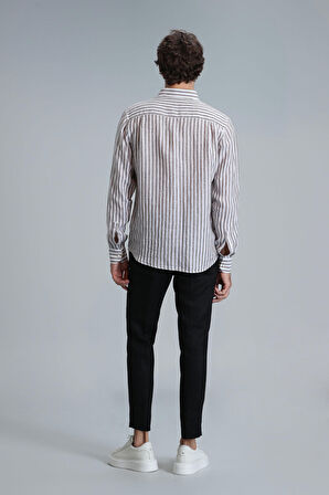Lufian Erkek Karl Spor Chino Slim Fit Pantolon 111190328 Siyah