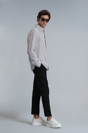 Karl Spor Erkek Chino Pantolon Slim Fit Siyah