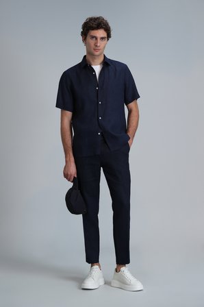 Karl Spor Erkek Chino Pantolon Slim Fit Lacivert