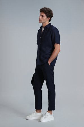 Karl Spor Erkek Chino Pantolon Slim Fit Lacivert