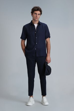 Karl Spor Erkek Chino Pantolon Slim Fit Lacivert