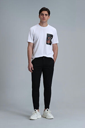 Lufian Erkek Pito Jogger Tailored Fit Pantolon 111190330 Siyah