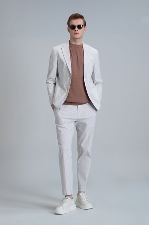 Cosby Spor Erkek Blazer Ceket Slim Fit Bej