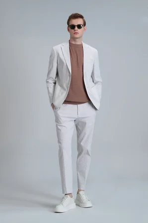 Cosby Spor Erkek Blazer Ceket Slim Fit Bej