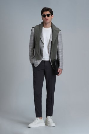 Dany Spor Erkek Blazer Ceket Slim Fit Gri