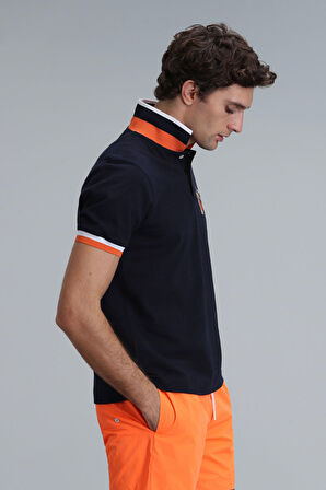 Lufian Erkek Ruby Smart Polo T-Shirt 111040165 Lacivert