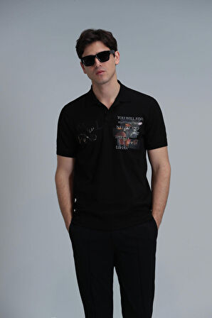 Lufian Erkek Mandy Smart Polo T-Shirt 111040178 Siyah
