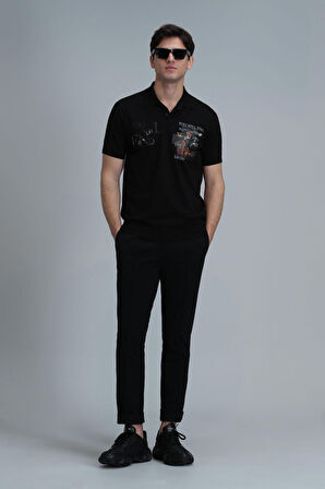 Lufian Erkek Mandy Smart Polo T-Shirt 111040178 Siyah