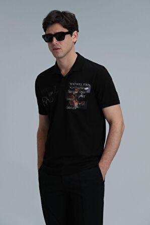 Lufian Erkek Mandy Smart Polo T-Shirt 111040178 Siyah