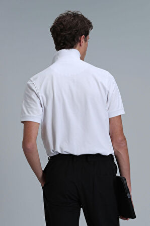 Lufian Erkek Mandy Smart Polo T-Shirt 111040178 Beyaz