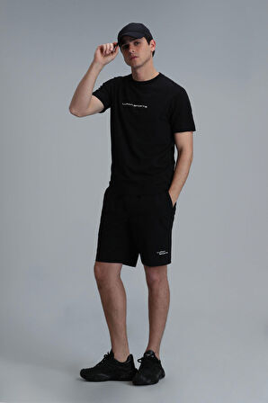 Tony Modern Grafik T- Shirt Siyah