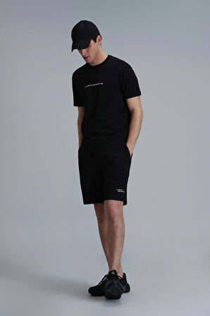 Tony Modern Grafik T- Shirt Siyah