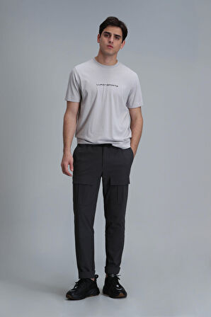 Tony Modern Grafik T- Shirt Taş