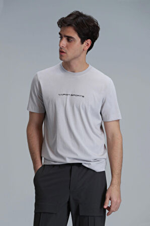 Tony Modern Grafik T- Shirt Taş