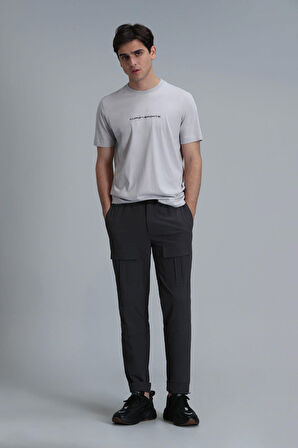 Tony Modern Grafik T- Shirt Taş