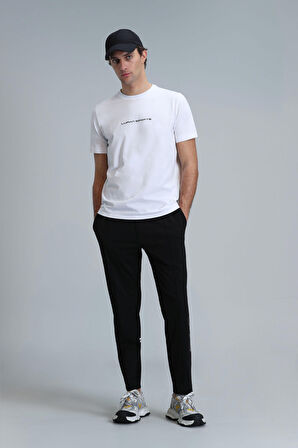 Tony Modern Grafik T- Shirt Beyaz