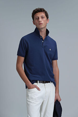 Lufian Erkek Laon Smart Polo T-Shirt 111040164 Açık Lacivert