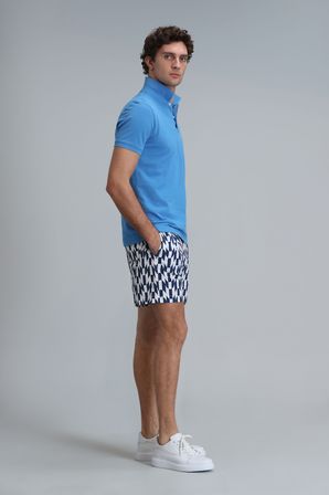 Laon Smart Erkek Polo Tişört Slim Fit Mavi