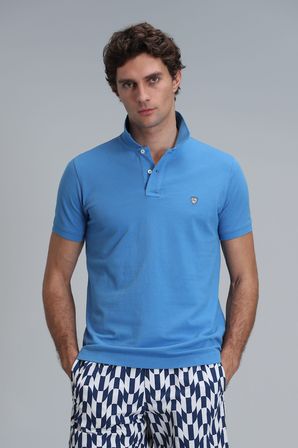 Laon Smart Erkek Polo Tişört Slim Fit Mavi