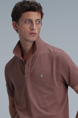 Laon Smart Erkek Polo Tişört Slim Fit Kiremit