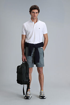 Lufian Erkek Laon Smart Polo T-Shirt 111040164 Beyaz