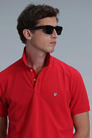 Lufian Erkek Laon Smart Polo T-Shirt 111040164 Kırmızı