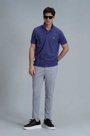 Laon Smart Erkek Polo Tişört Slim Fit Mor