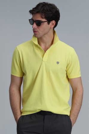 Laon Smart Erkek Polo Tişört Slim Fit Sarı