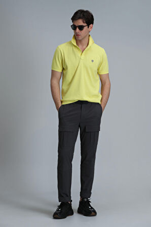 Lufian Erkek Laon Smart Polo T-Shirt 111040164 Sarı