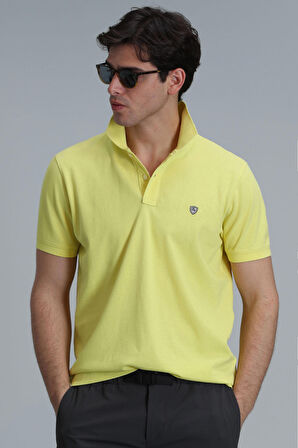 Lufian Erkek Laon Smart Polo T-Shirt 111040164 Sarı