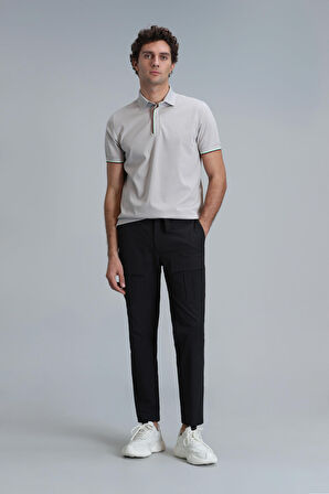 Warm Smart Erkek Polo Tişört Taş