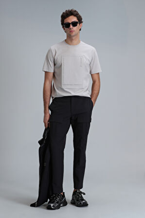 Mabel Modern Grafik T- Shirt Taş