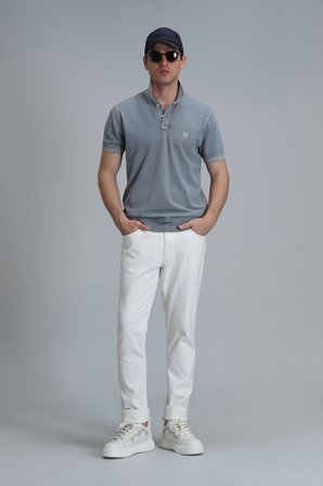 Vernon Smart Erkek Polo Tişört Gri