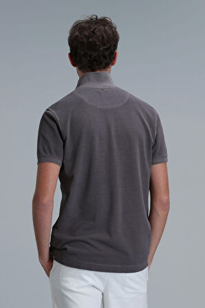 Lufian Erkek Vernon Smart Polo T-Shirt 111040163 Vizon