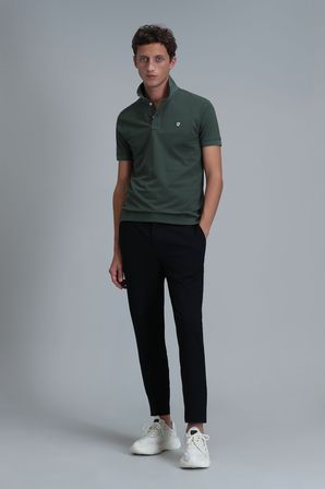 Laon Smart Erkek Polo Tişört Slim Fit Yeşil