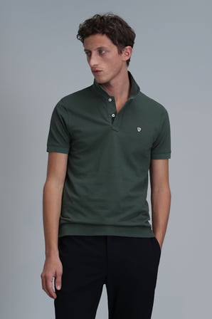 Laon Smart Erkek Polo Tişört Slim Fit Yeşil