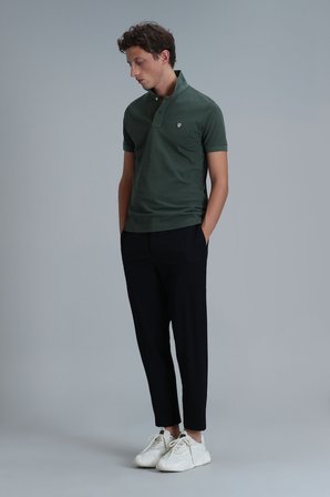 Laon Smart Erkek Polo Tişört Slim Fit Yeşil