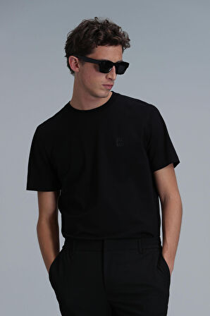 Pablo Modern Grafik T- Shirt Siyah