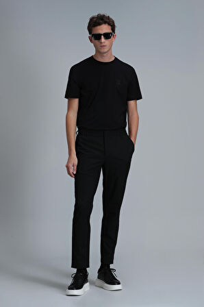 Pablo Modern Grafik T- Shirt Siyah