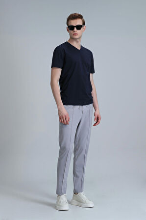 Tuna Modern Grafik T- Shirt Lacivert