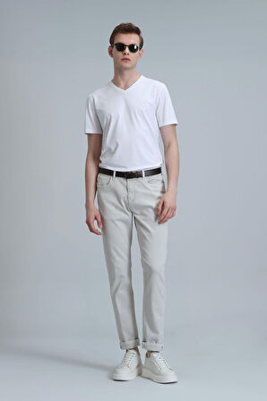 Tuna Modern Grafik T- Shirt Beyaz