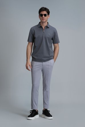 Robert Smart Erkek Polo Tişört Gri