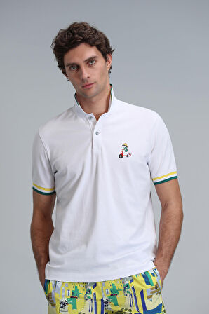 Match Smart Erkek Polo Tişört Beyaz