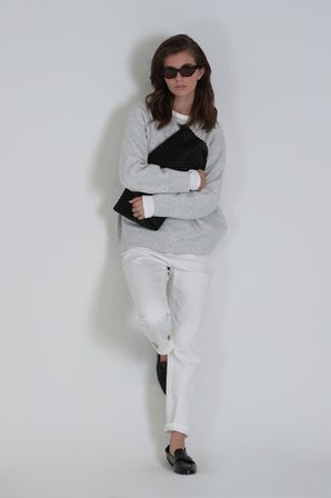 Puerta Kadın Denim Regular Fit Ekru