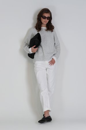 Puerta Kadın Denim Regular Fit Ekru